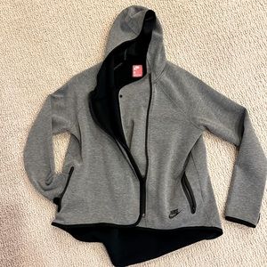 Nike Grey Zip-Up sweatshirt/jacket.